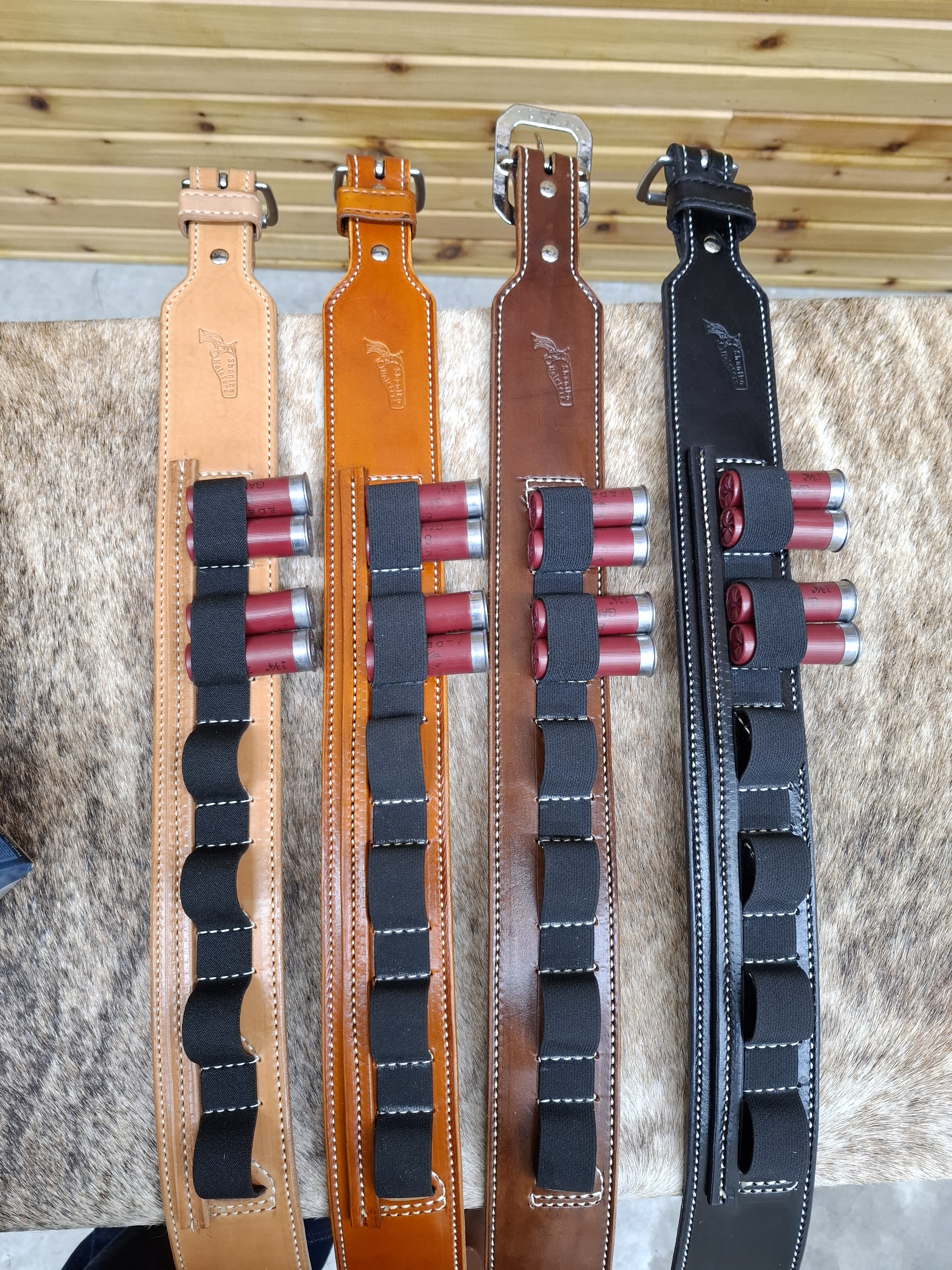 Shotgun Belt-With Elastic Bullet loops