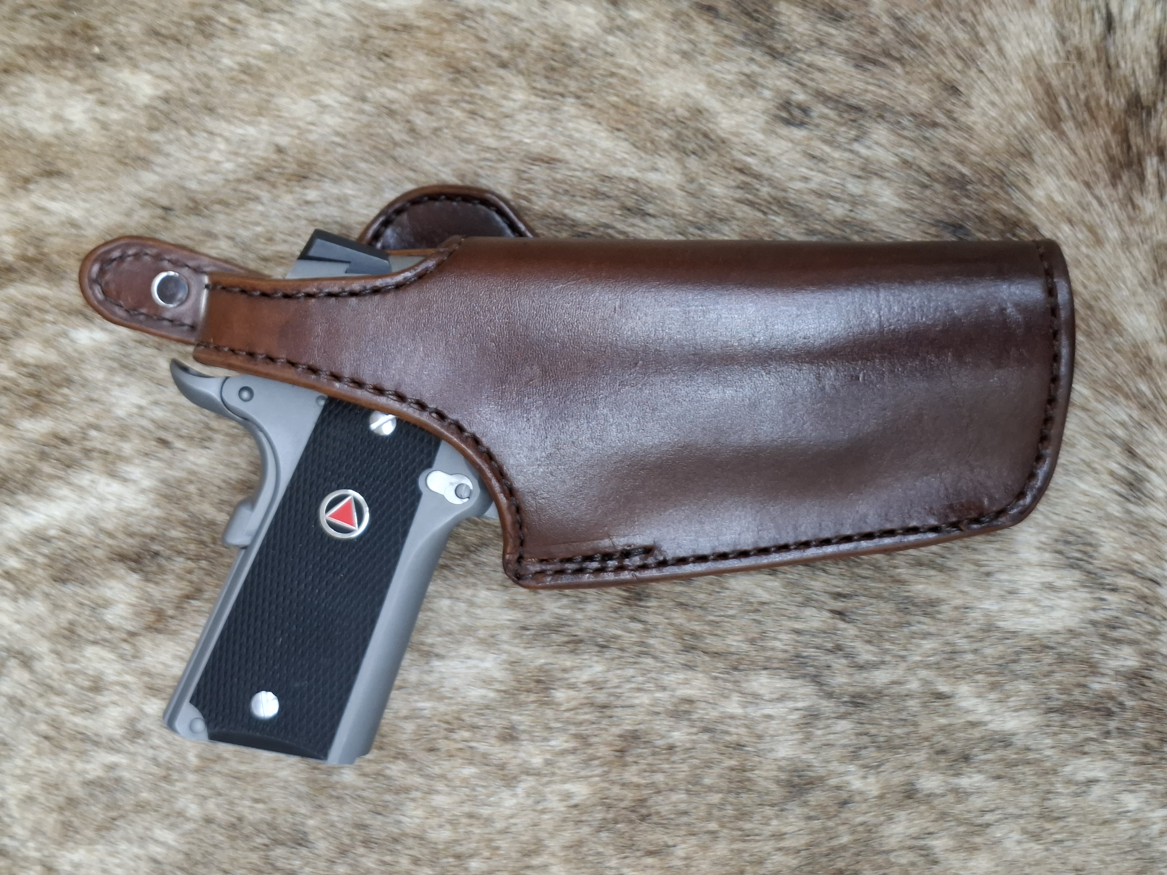 Custom Holster with thumb break-Colt Delta Elite