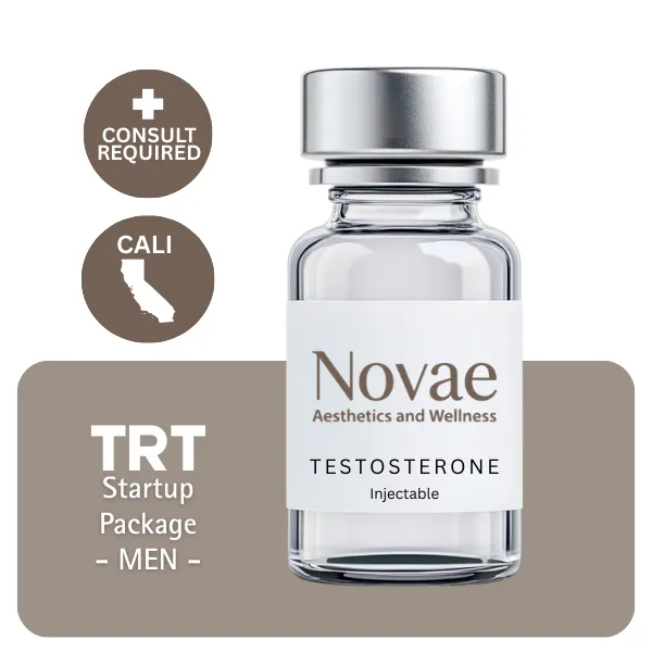 TRT CALI Men's Startup Package 60 days (Consult, Labs, Cypionate 200mg/mL 10mL + Anastrozole 24×1mg)