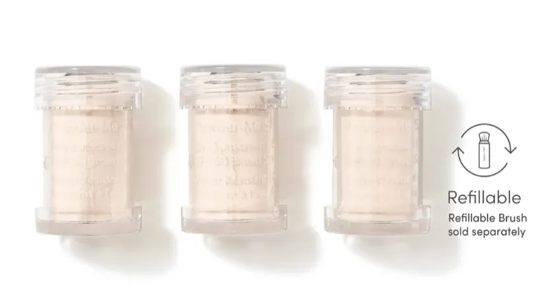 Jane Iredale Refill Canisters (3-pack) for Refillable Brush
