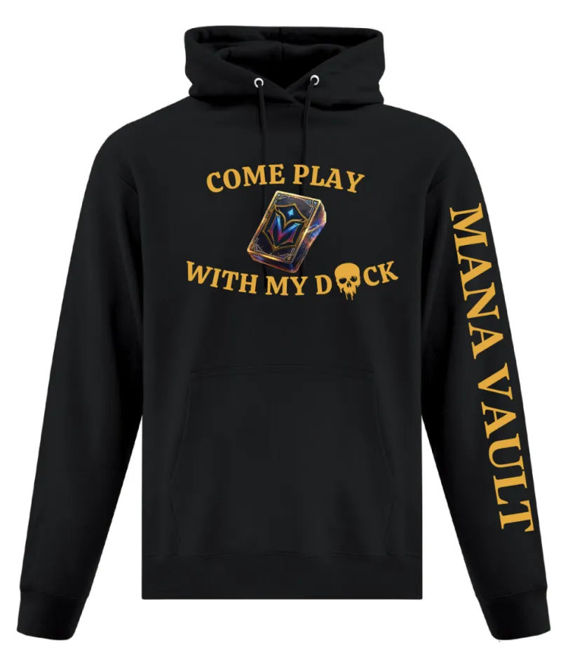 “Come Play With My Deck” Skull Hoodie