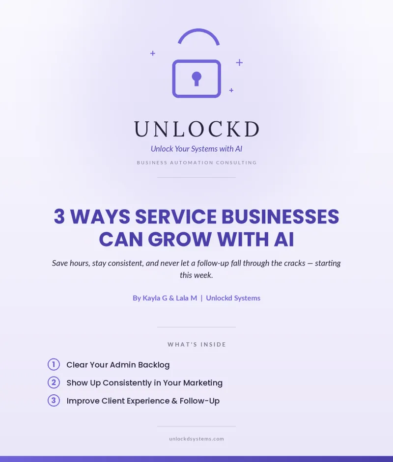 3 Ways Service Businesses Can Grow With AI