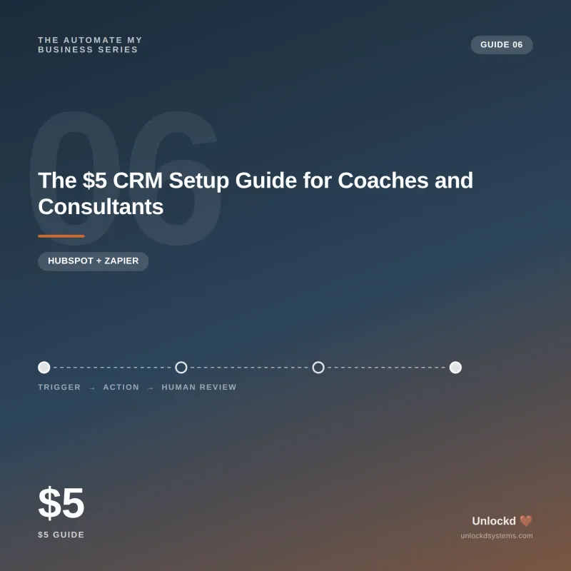 The $5 CRM Setup Guide for Coaches and Consultants