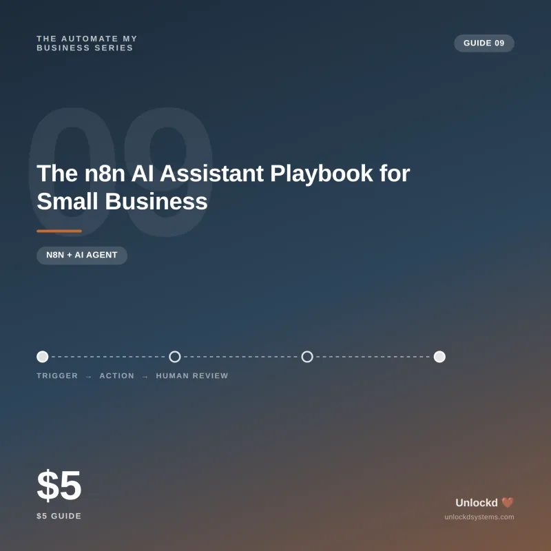 The n8n AI Assistant Playbook for Small Business