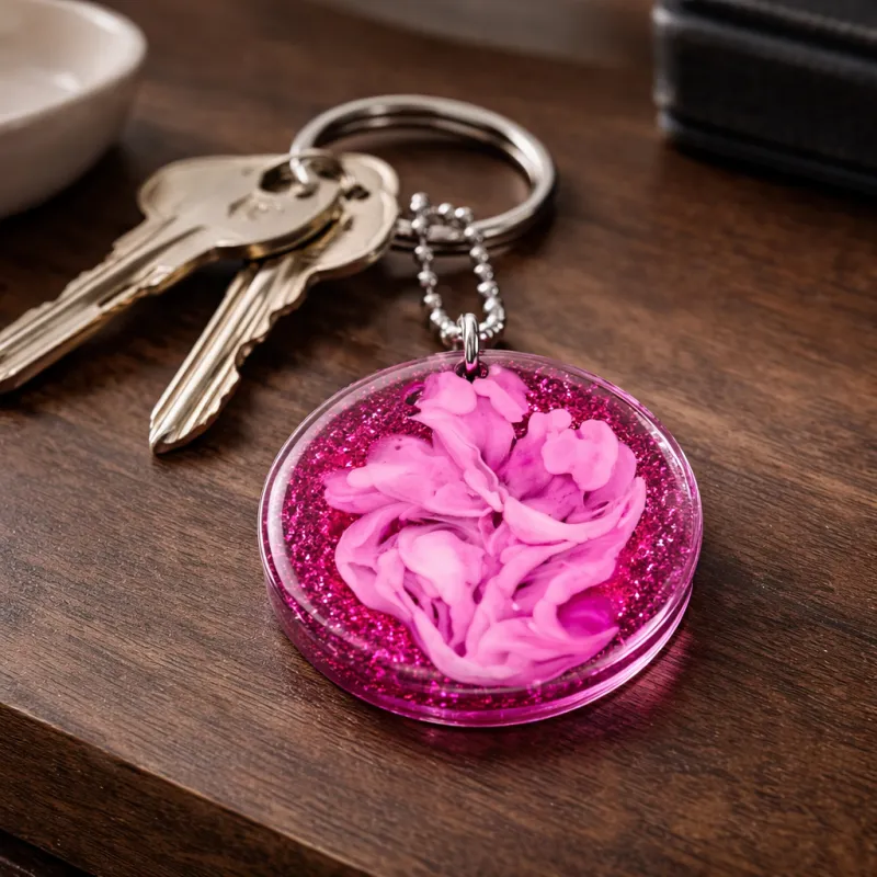Nebula Bloom Keychain