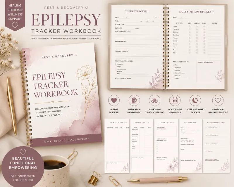 REST & Recovery Epilepsy Tracker Workbook