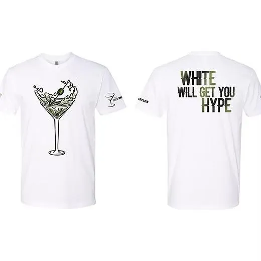 White "Will Get You Hype" Shirt | True Mix Masters Apparel