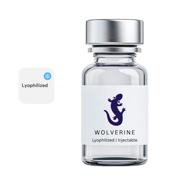 Wolverine (BPC-157 / TB-500) 5mg/5mg (3mL) - Lyophilized