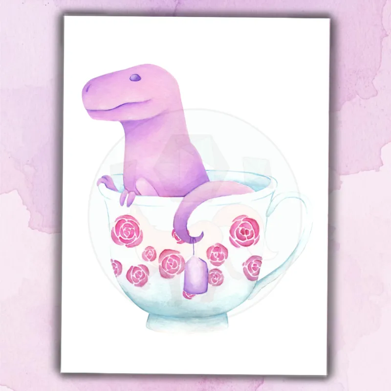 Catch up print: "Tea-Rex" May 2026
