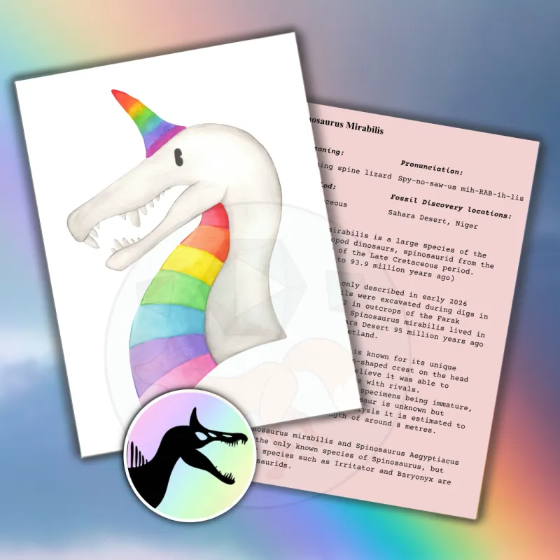 GirlySaurus Print Club (Monthly Subscription)