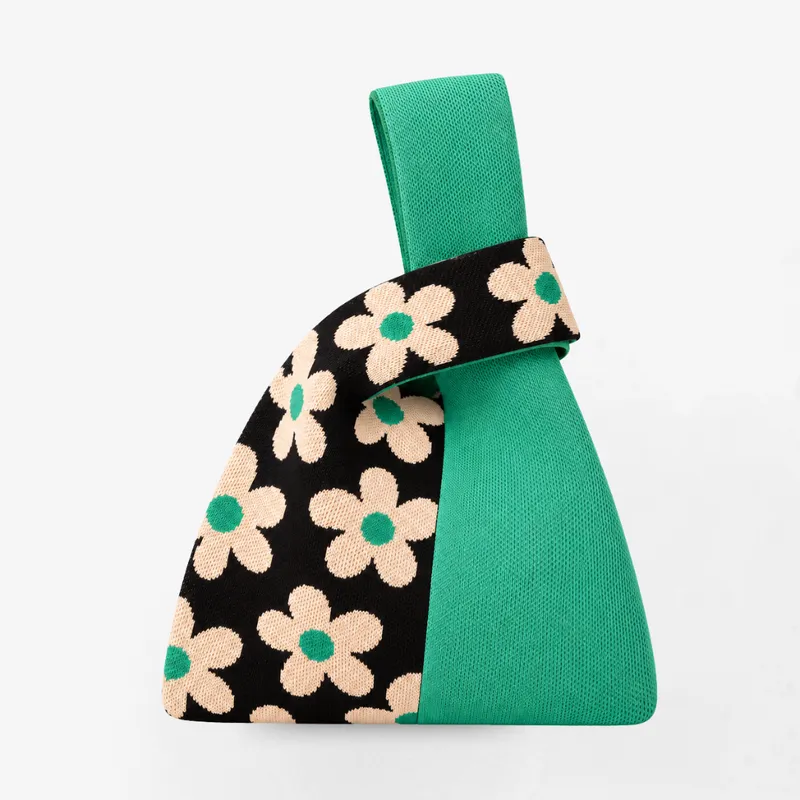 Green Bloom Handbag