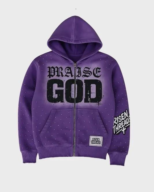 PRAISE GOD Zip Hoodie