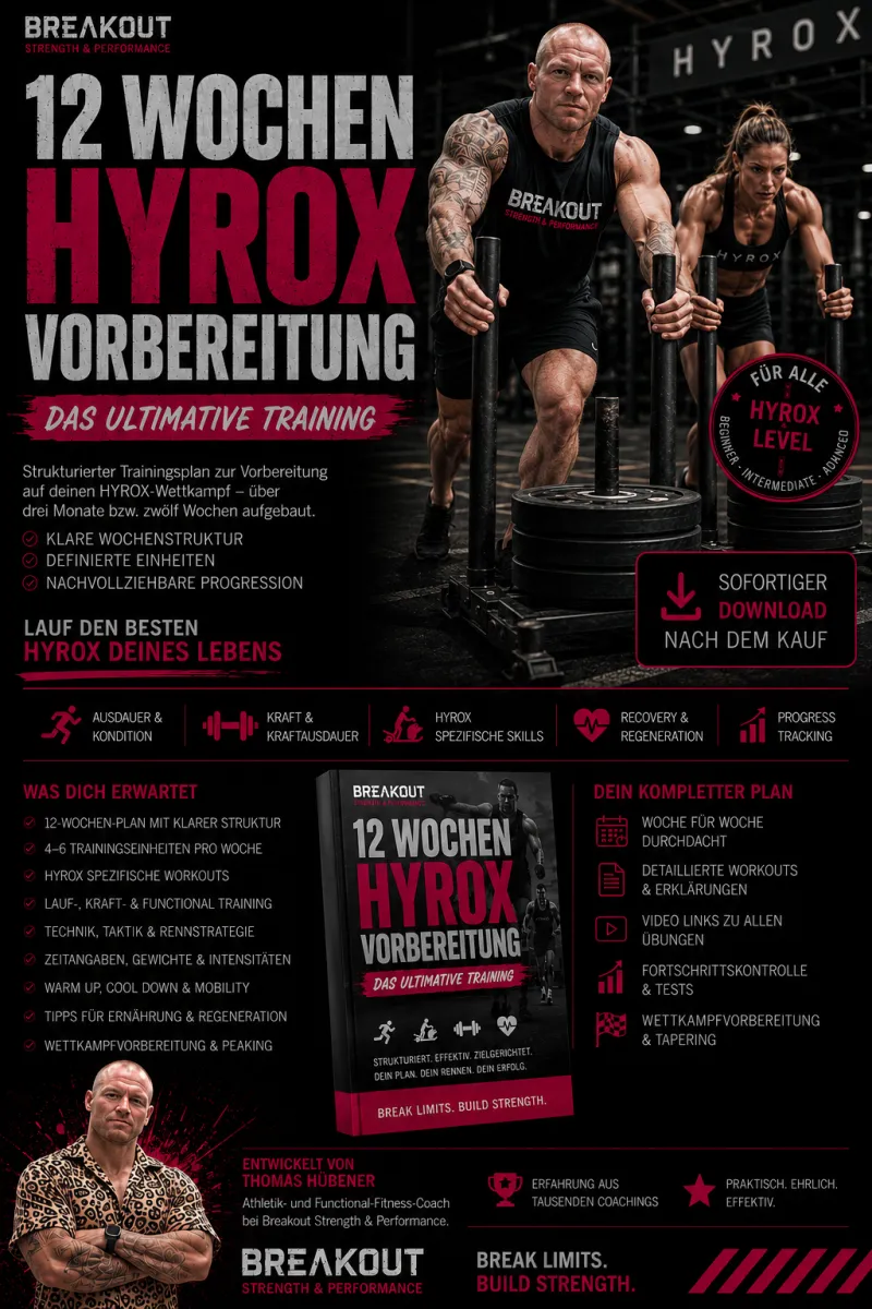 BREAKOUT HYROX - 12 WOCHEN VORBEREITUNG