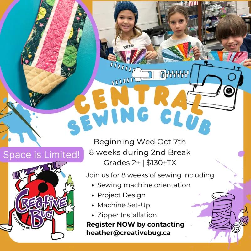 Sewing Club - Grades 2+ Oct 7