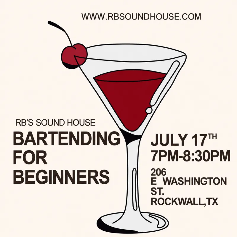 Friday Night Bartending For Beginners