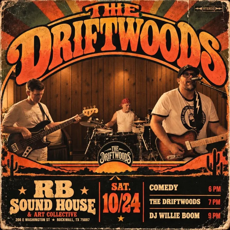 Oct 24th The DRIFTWOODS Halloween festival
