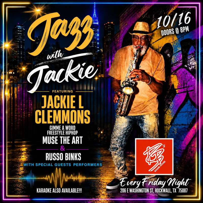 🎷 Jazz with Jackie – Live at RB’s Sound House