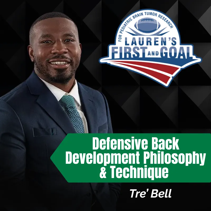 Tre' Bell - Defensive Back Philosophy & Man Progression 