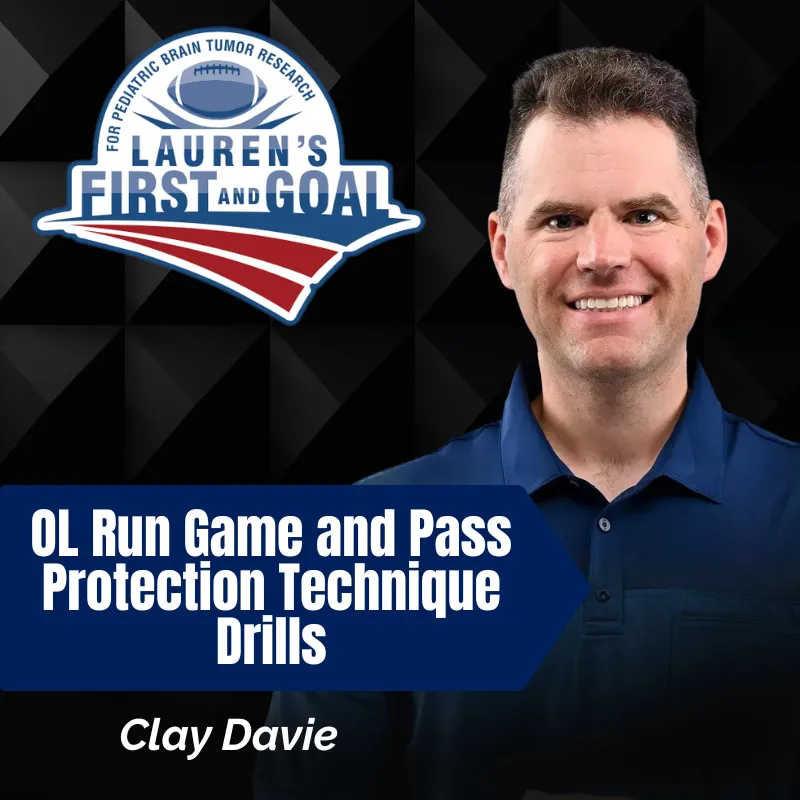 Clay Davie - OL Run Game and Pass Protection Technique Drills 
