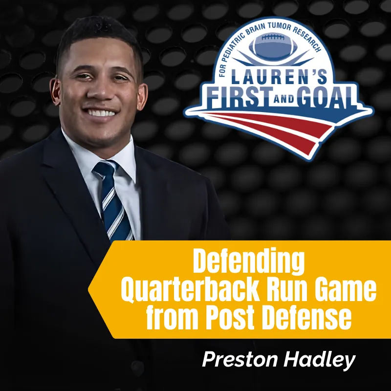 Preston Hadley - Defending Quarterback Run Game from Post Defense 