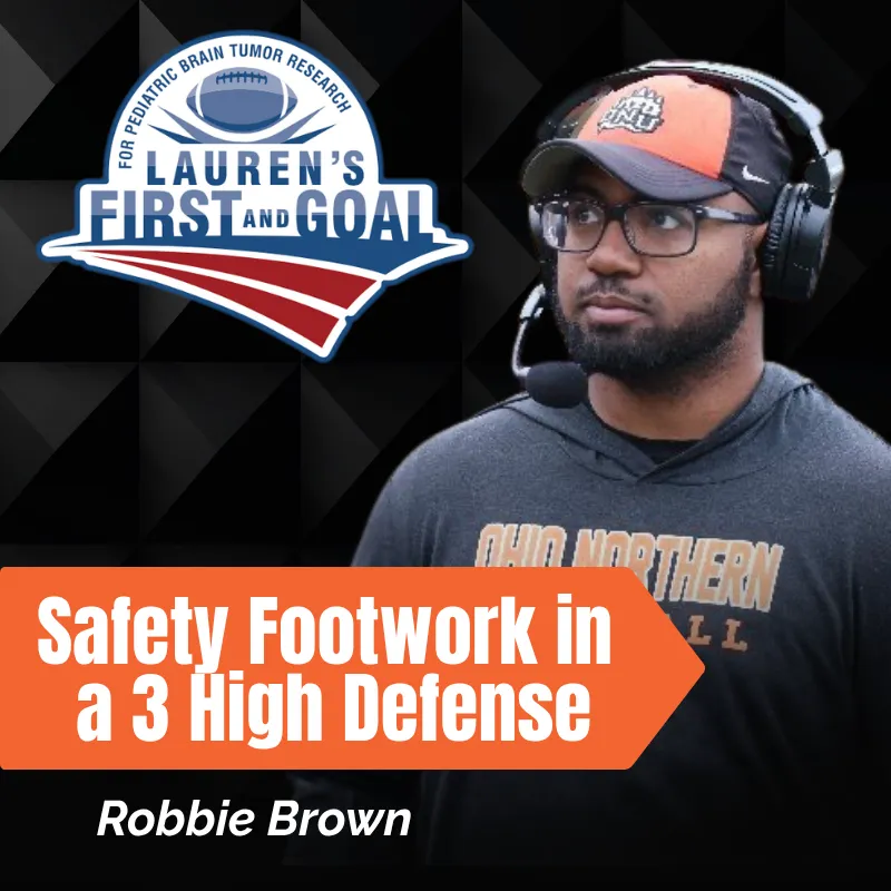 Robbie Brown - Safety Footwork in a 3 High Defense