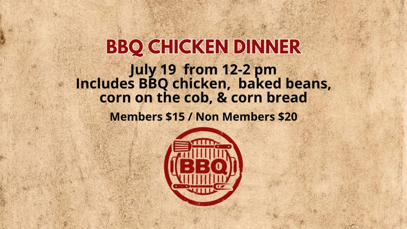 7/19 Member - BBQ Chicken Dinner