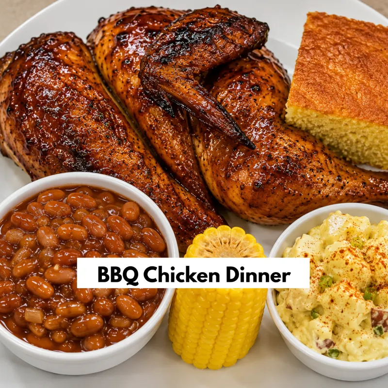 9/25 BBQ Chicken Dinner Dine-In 