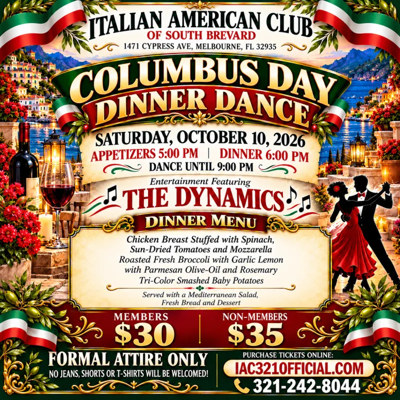 10/10 Columbus Day Dinner Dance - Members
