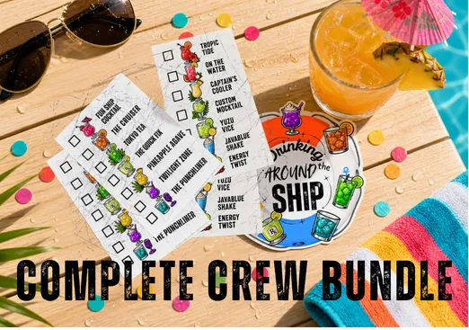 Drinking Around The Ship™ — Complete Crew Bundle (Classic + Zero-Proof)