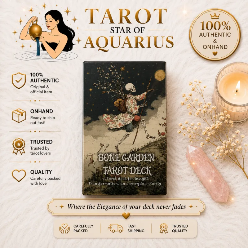 Bone Garden Tarot Deck With Meaning Good for Beginners