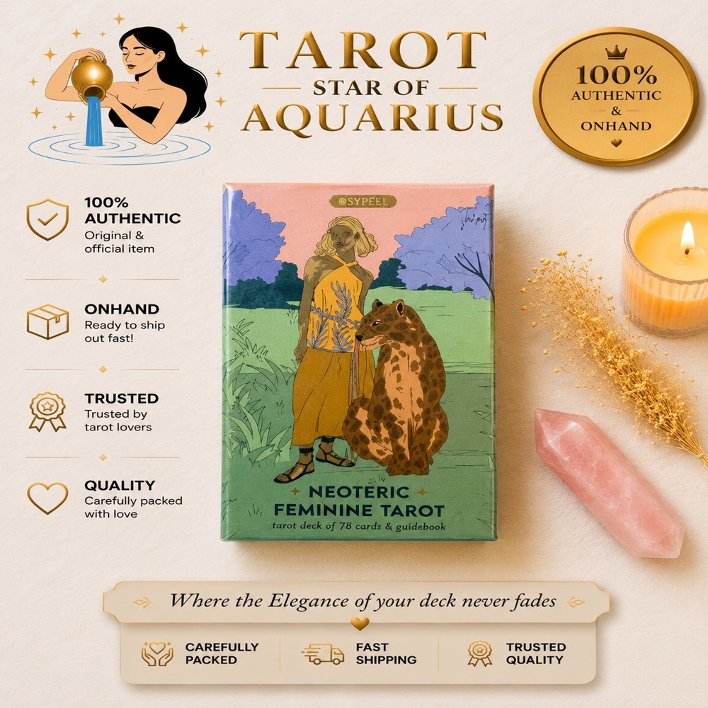 Wyspell Feminine Tarot Card Deck (Rimless Edition) - Authentic