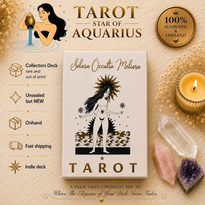 Solara Occulto Tarot – Rare Indie Deck (OOP)