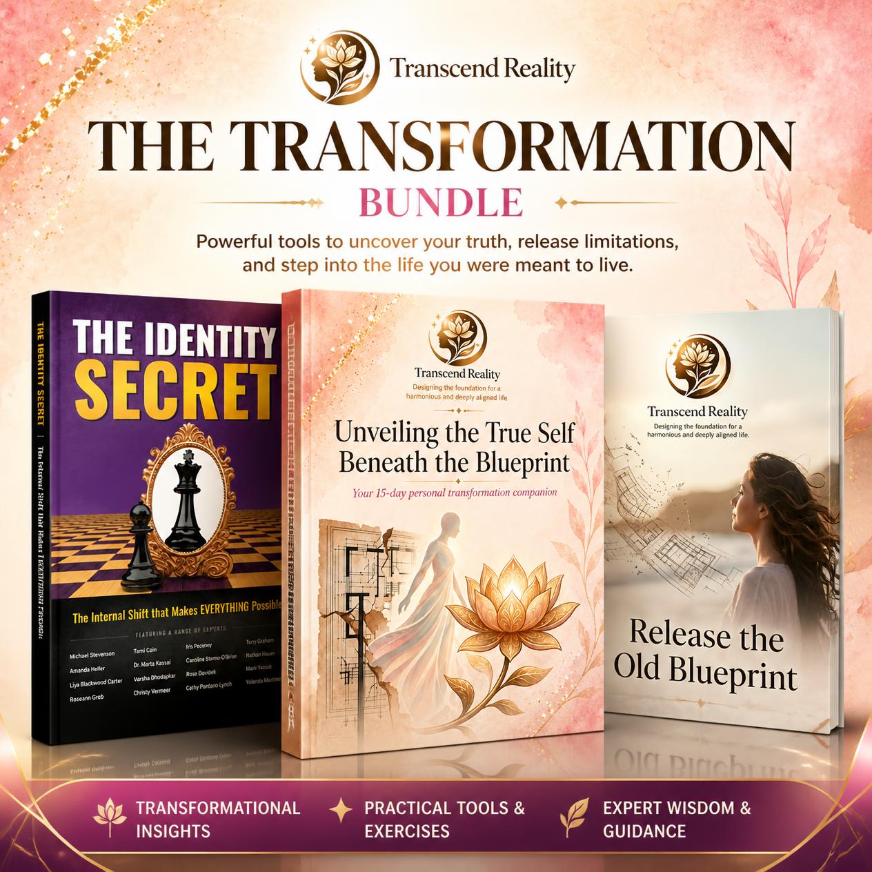 Complete Identity Transformation Bundle: The Identity Secret e-book, the Hypnosis audio session and the Journal