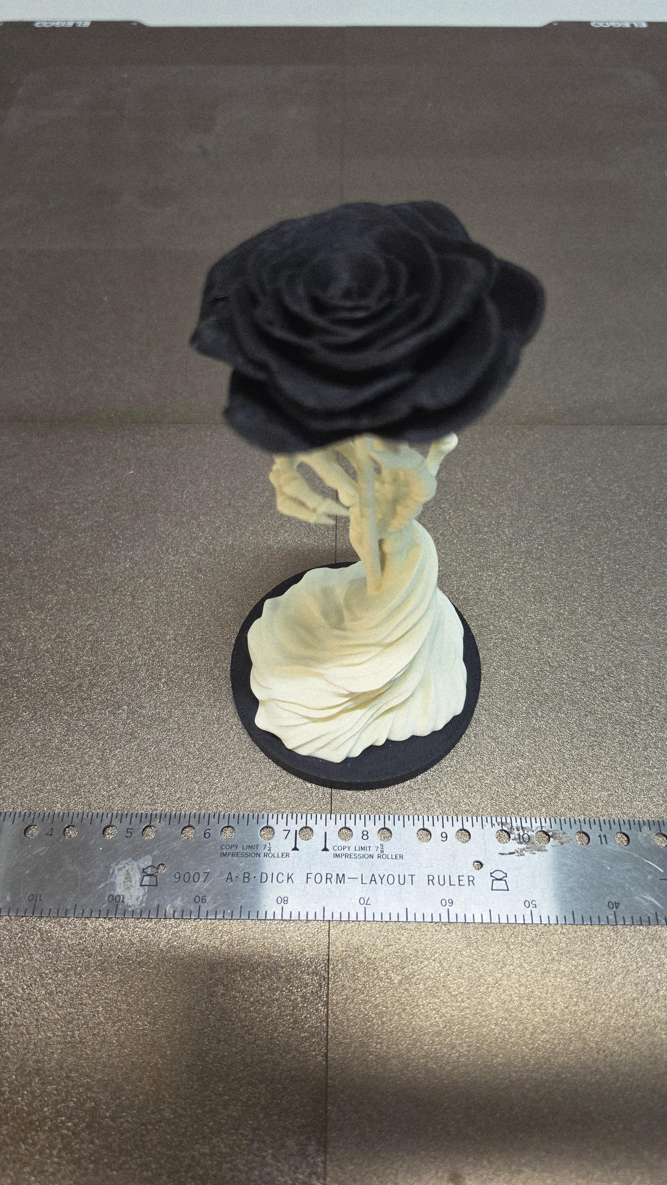 Halloween Skeleton Hand With Rose