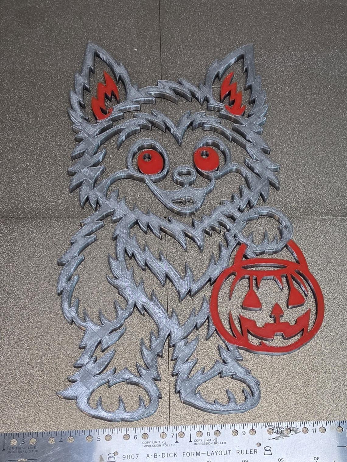 Halloween Trick or Treating Werewolf Pup 