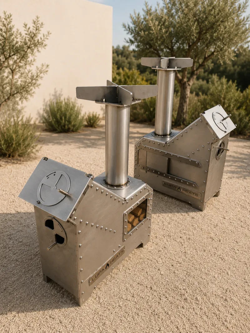 Mini Portable Wood Stove – Stainless Steel