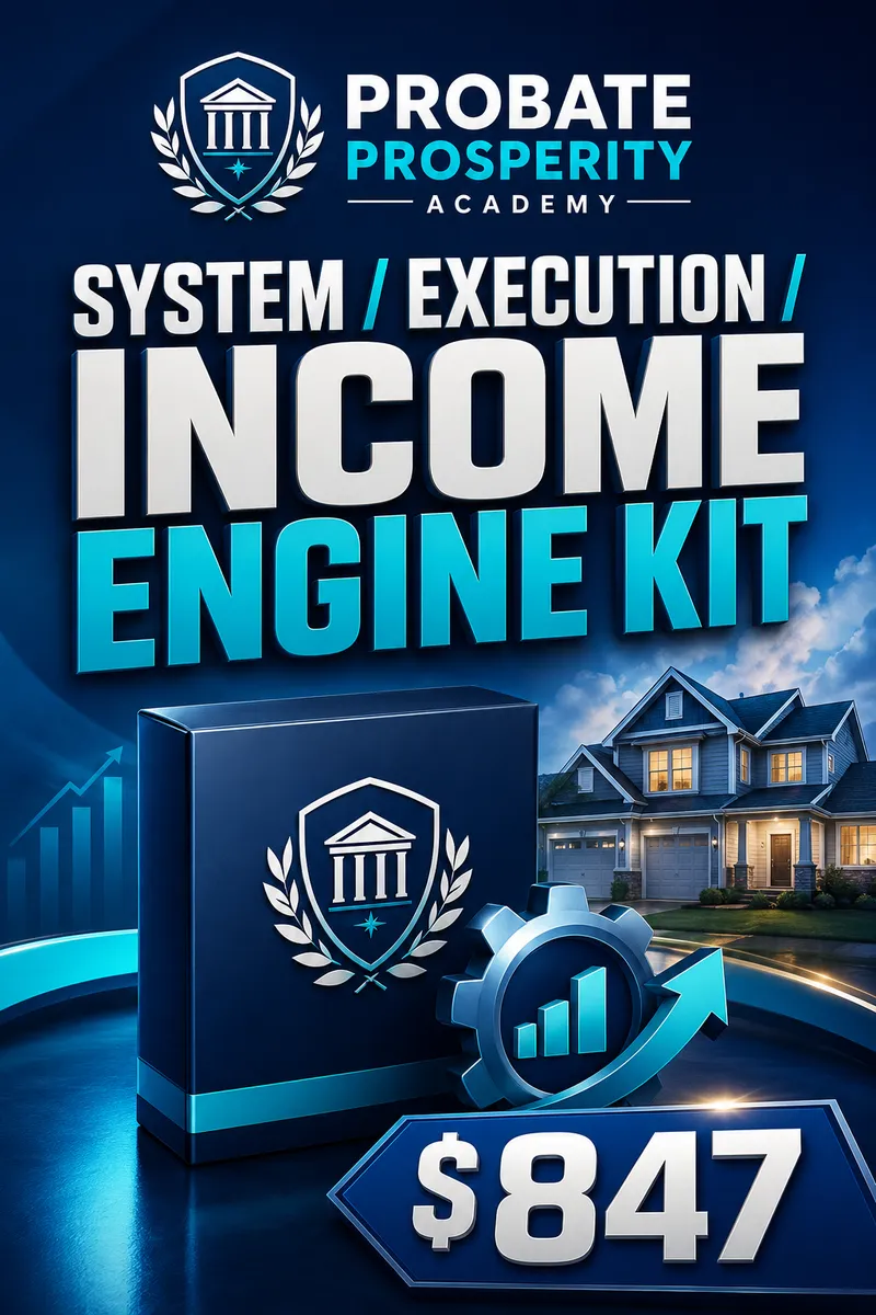 PROBATE PROSPERITY ACADEMY INCOME ENGINE PROGRAM 💎