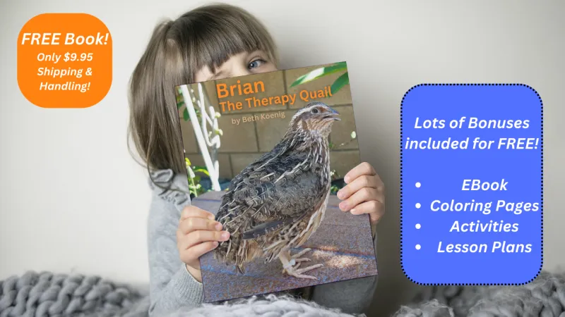 Brian the Therapy Quail Book