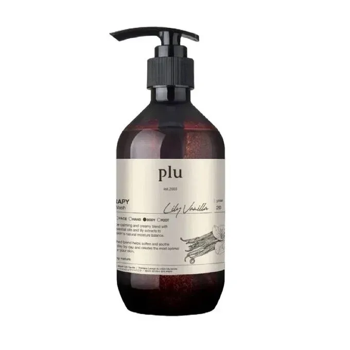 Plu Therapy Body Wash 500g Lily Vanilla
