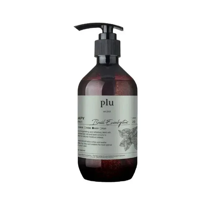 Plu Therapy Body Wash 500g Basil Eucalyptus