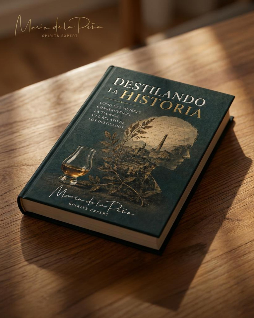 Destilando la historia, libro de María de la Peña