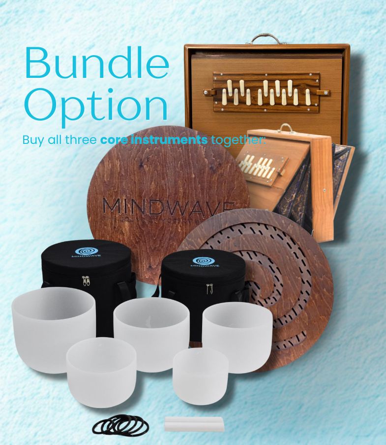 Core Sound Bath Instrument Bundle (Set of 5 Crystal Bowls)