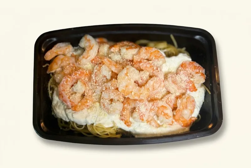 Garlic Parmesan Shrimp Pasta