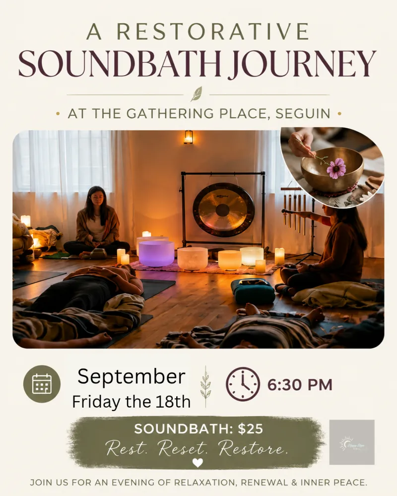 Restorative Soundbath Journey — September 18, 2026