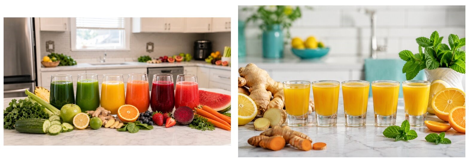 Cold-Pressed Juices & Wellness Shots