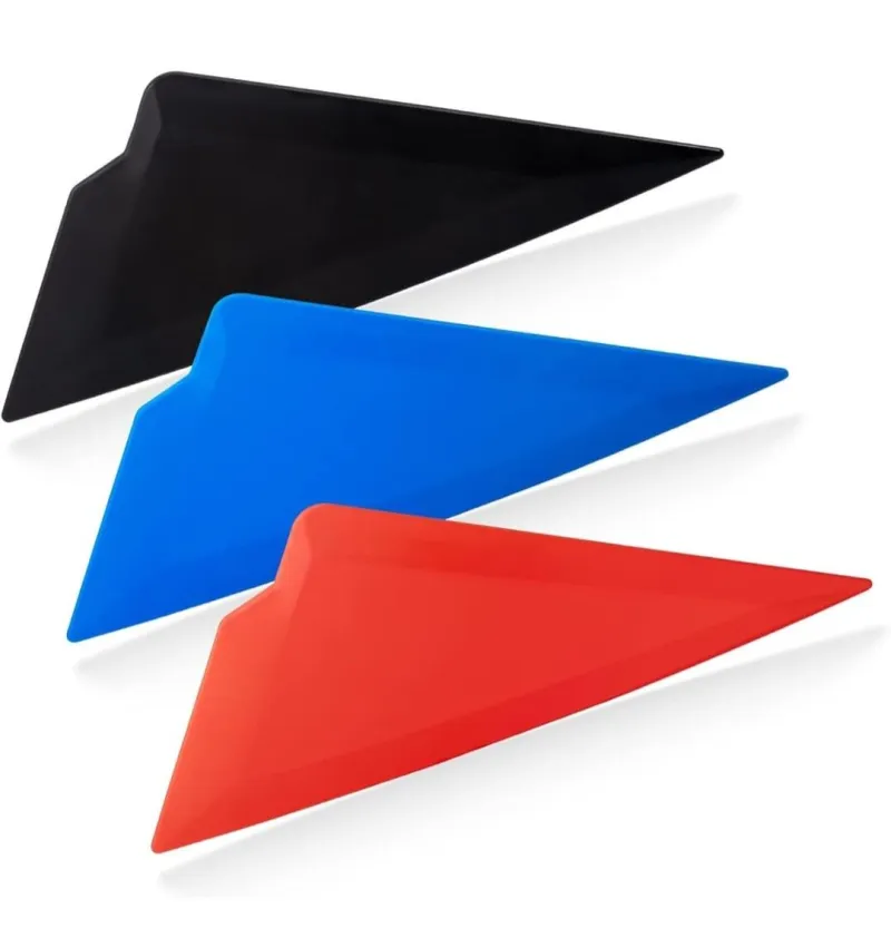 Triangle squeegee set