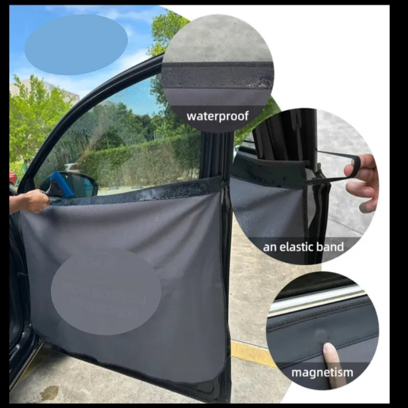 Car door+hood 5PCS black color without logo
