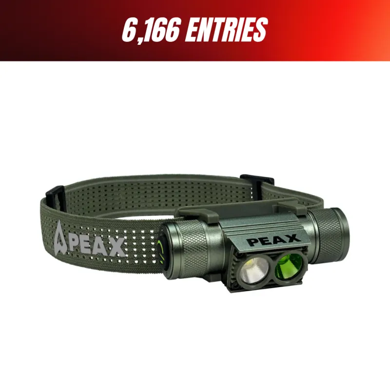 PEAX Backcountry Duo Headlamp - Green (6,166 ENTRIES)