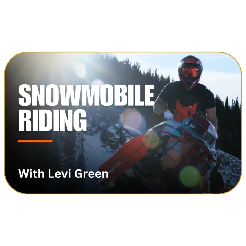 Snowmobile Riding with Levi Green