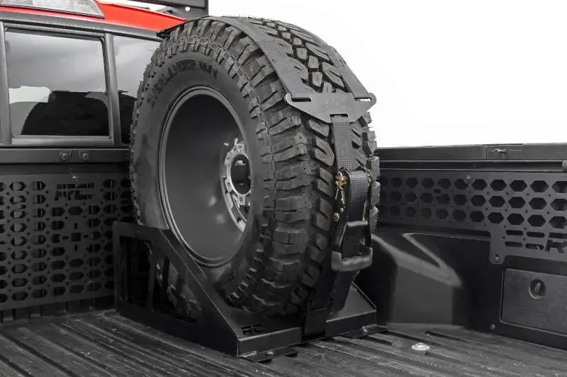 Rough Country Bed Mount Spare Tire Carrier | Universal | Multiple Makes & Models (Chevy/Dodge/Ford/GMC/Ram) 99073
